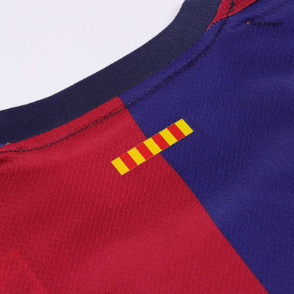 Kid's Barcelona Home Football Shirt Kit(Shirt+Shorts) 2024/25 - COLDPLAY