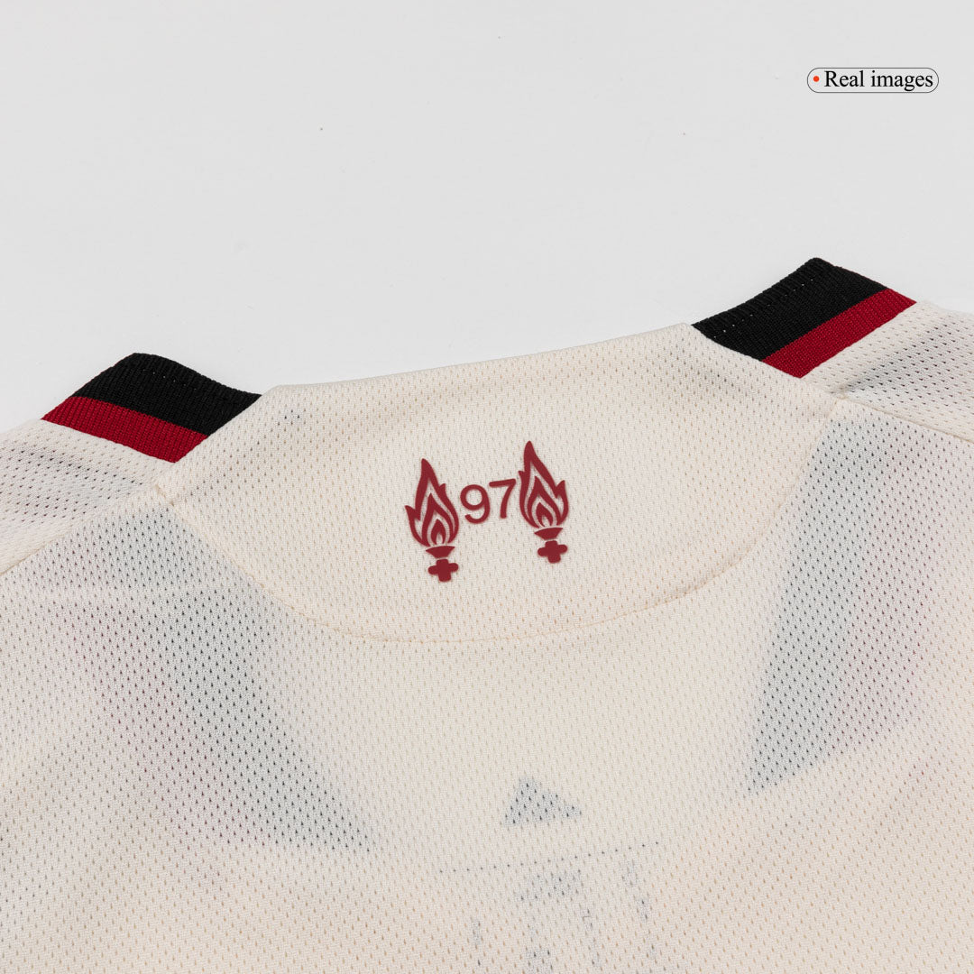 Authentic SZOBOSZLAI #8 Liverpool Away Soccer Jersey 2025/26