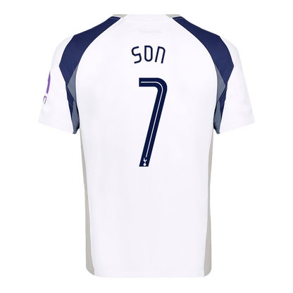 SON #7 Tottenham Hotspur Home Soccer Jersey 2025/26 White - UCL