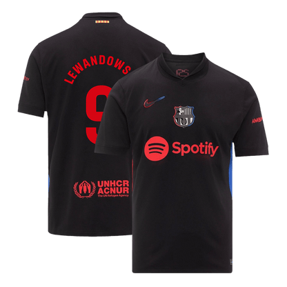 LEWANDOWSKI #9 Barcelona Away Soccer Jersey 2024/25