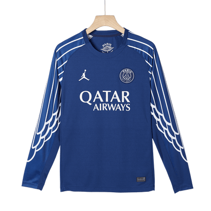 PSG Fourth Away Long Sleeve Soccer Jersey 2024/25 Navy