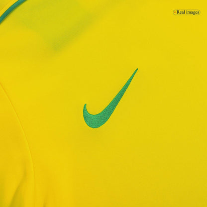 Retro 1998 Brazil Home Soccer Jersey