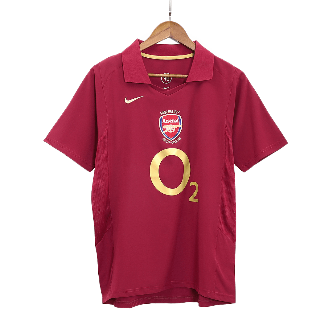 Retro HENRY #14 2005/06 Arsenal Home Soccer Jersey