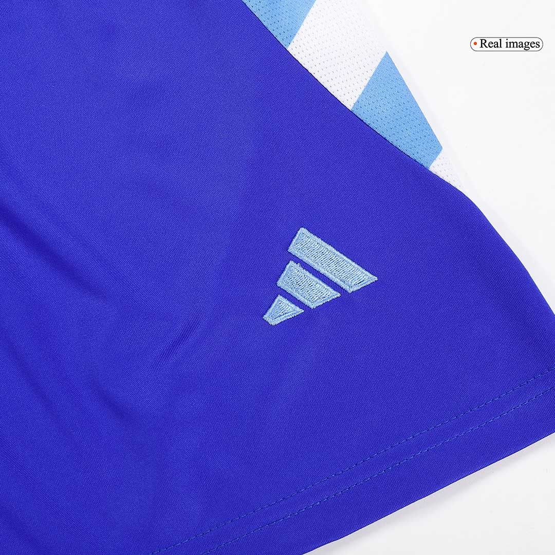 Kid's Argentina Away Soccer Jersey Kit(Jersey+Shorts+Socks) 2024