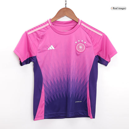 Kid's Germany Away Soccer Jersey Kit(Jersey+Shorts+Socks) Euro 2024