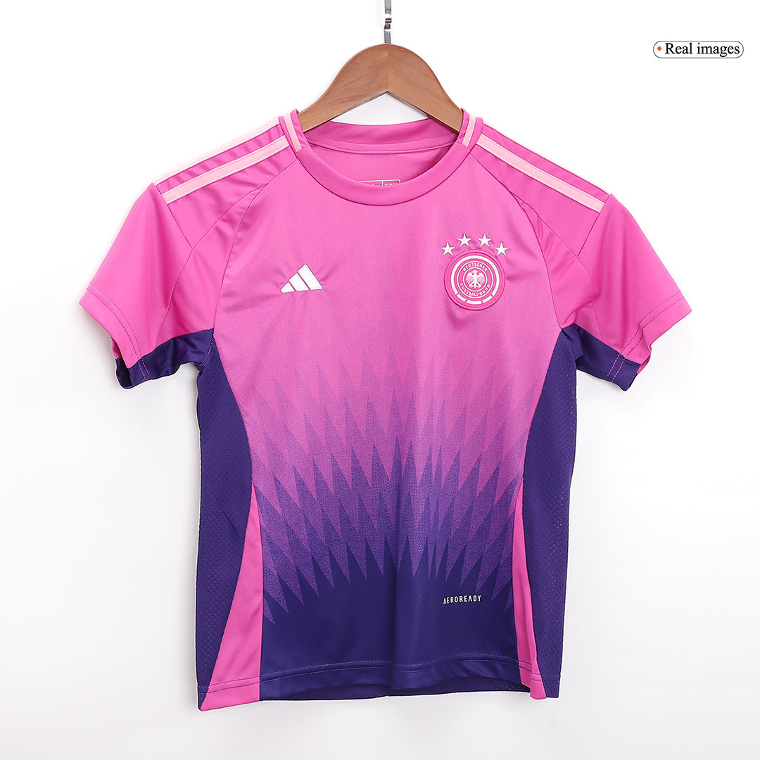 Kid's Germany Away Soccer Jersey Kit(Jersey+Shorts) Euro 2024