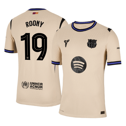 Authentic ROONY #19 Barcelona Away Soccer Jersey 2025/26