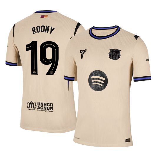 Authentic ROONY #19 Barcelona Away Soccer Jersey 2025/26