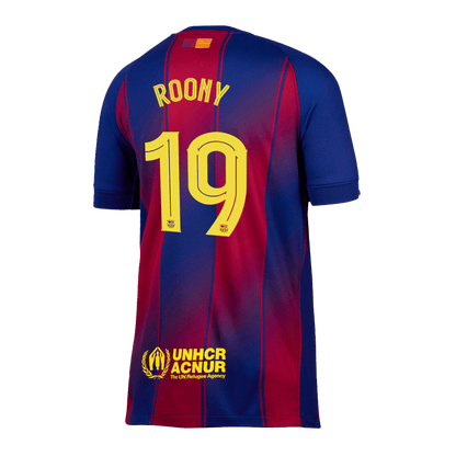 ROONY #19 Barcelona Home Soccer Jersey 2025/26—UCL