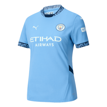 Women's Manchester City Home Soccer Jersey Shirt 2024/25