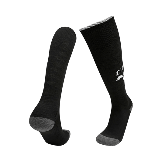 Kids 2025/26 Manchester City Away Socks