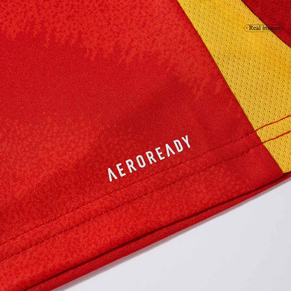 Kid's Spain Home Soccer Jersey Kit(Jersey+Shorts+Socks) Euro 2024