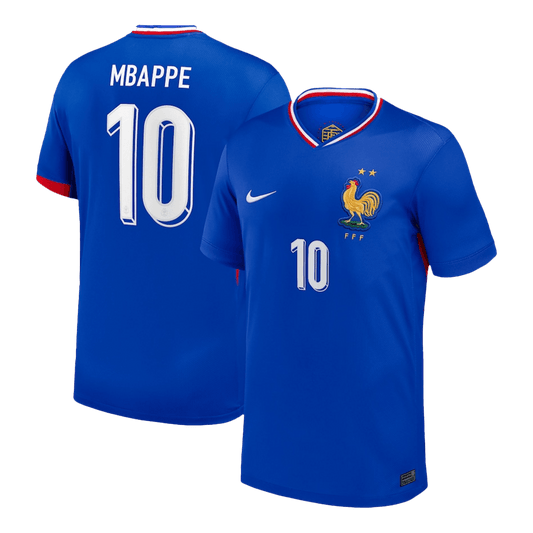 MBAPPE #10 France Home Soccer Jersey Euro 2024