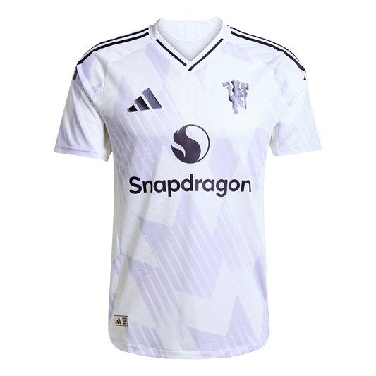 Authentic Manchester United Away Soccer Jersey 2025/26 White