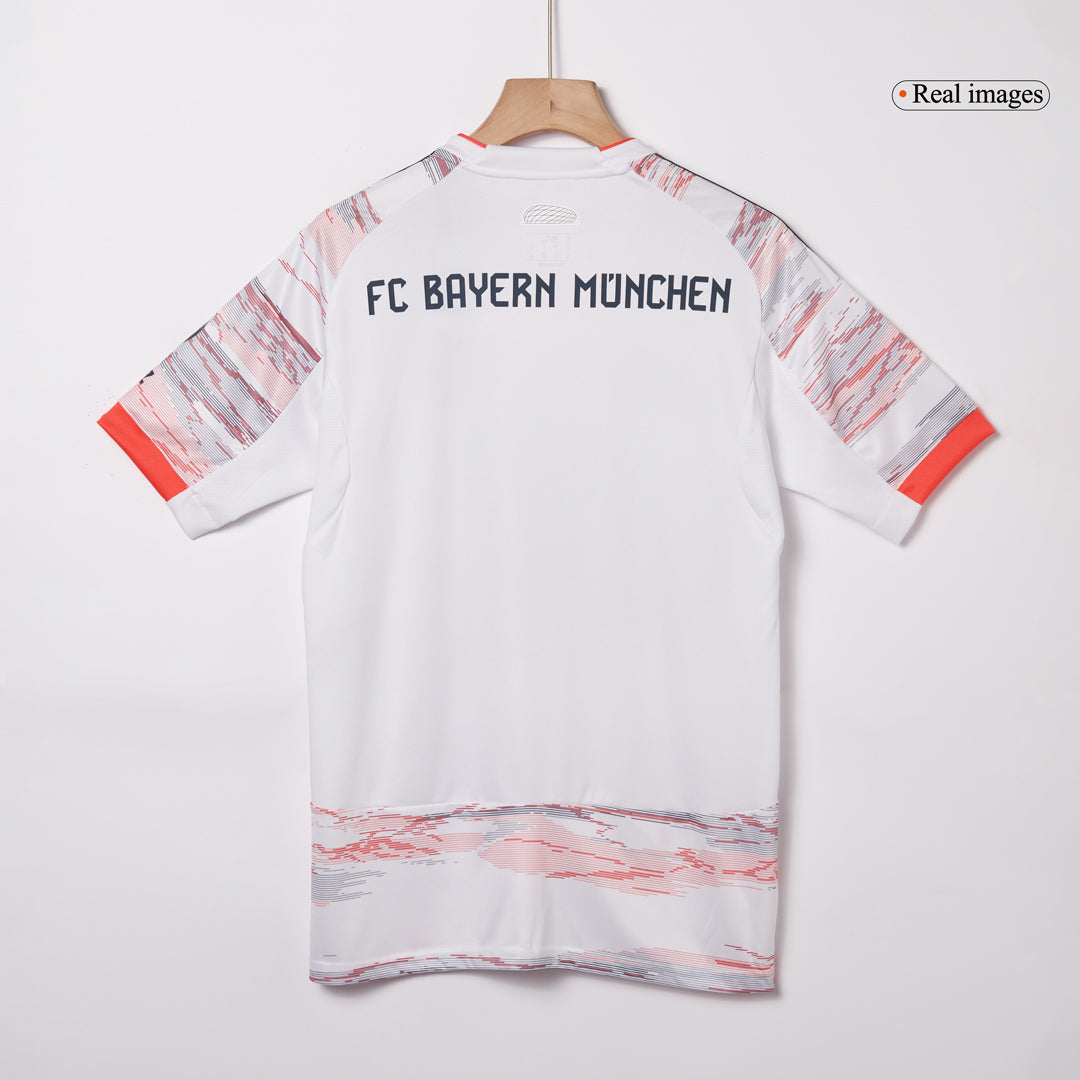 Bayern Munich Away Soccer Jersey Kit(Jersey+Shorts+Socks) 2025/26 White