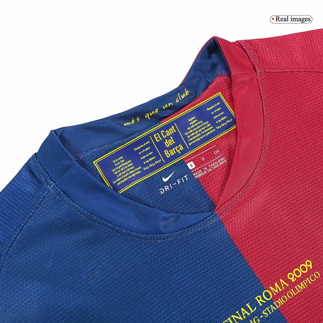 Retro XAVI #6 2008/09 Barcelona Home Soccer Jersey