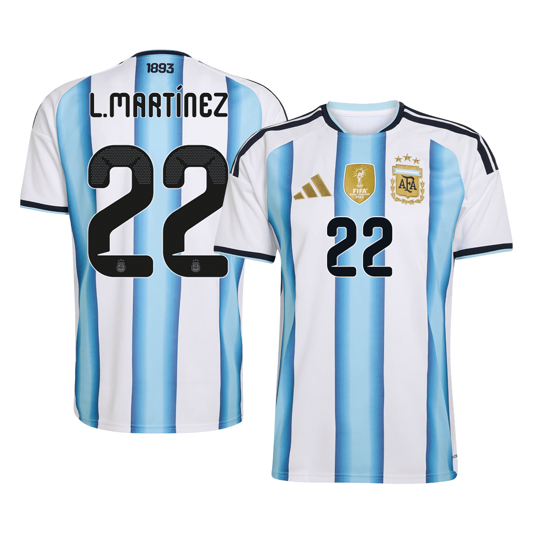 Men's Argentina L.MARTÍNEZ Home Jersey #22 World Cup 2026 [PREMIUM]