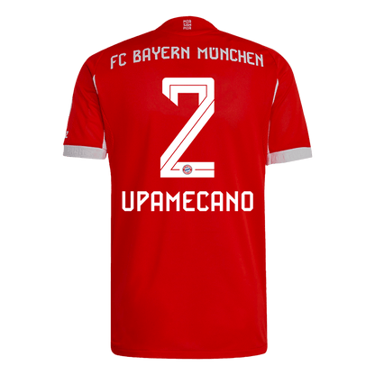 Authentic UPAMECANO #2 Bayern Munich Home Soccer Jersey 2025/26