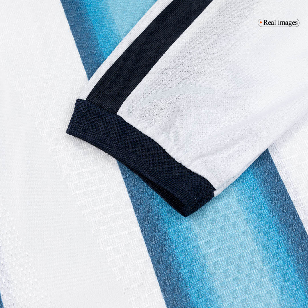 Authentic Argentina Home Long Sleeve Soccer Jersey 2026