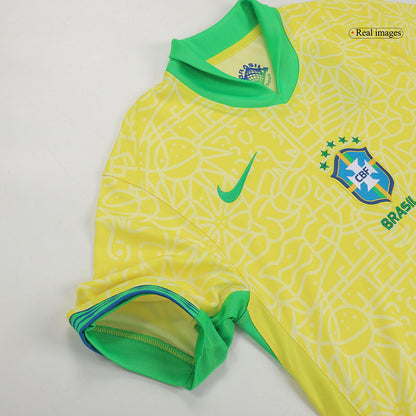 VINI JR. #7 Brazil Home Soccer Jersey Copa America 2024