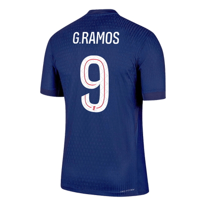 Authentic G.RAMOS #9 PSG Home Soccer Jersey 2025/26