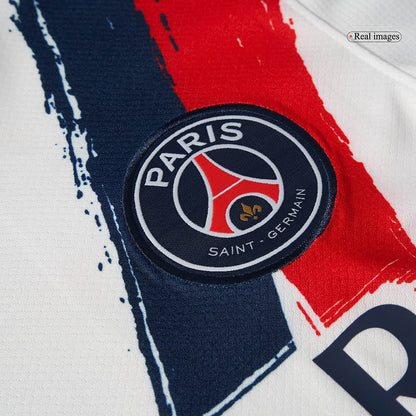 O.DEMBÉLÉ #10 PSG Away Soccer Jersey 2024/25 White