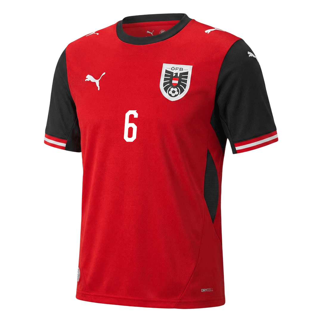 SEIWALD#6 Austria Home Football Shirt World Cup 2026 Red