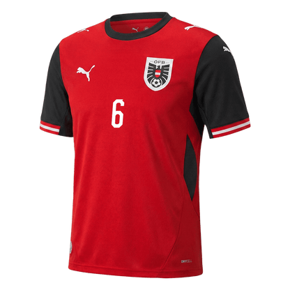 SEIWALD#6 Austria Home Football Shirt World Cup 2026 Red