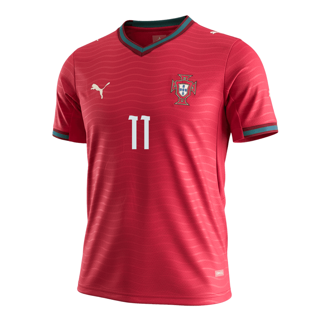 JOÃO FÉLIX #11 Portugal Home Football Shirt World Cup 2026 Red