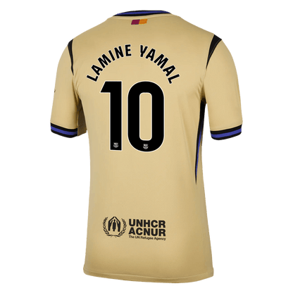 LAMINE YAMAL #10 Barcelona Away Soccer Jersey 2025/26 Yellow