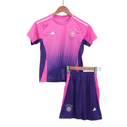 Kid's Germany Away Soccer Jersey Kit(Jersey+Shorts+Socks) Euro 2024