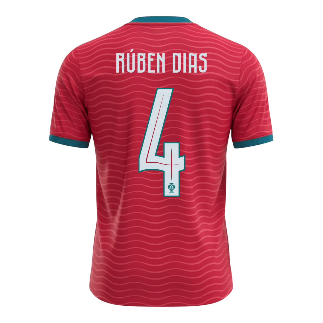 Men's Portugal RÚBEN DIAS Home Jersey #4 World Cup 2026