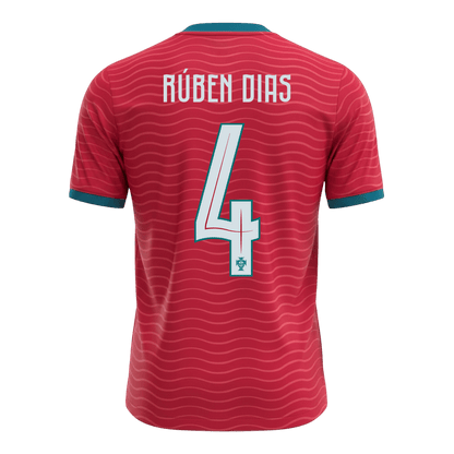 Men's Portugal RÚBEN DIAS Home Jersey #4 World Cup 2026
