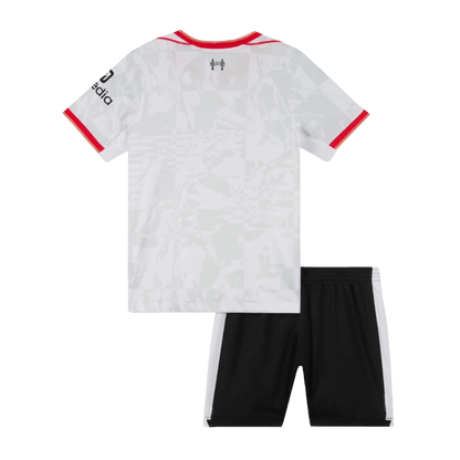 Liverpool Cheap Kids Kit Third Away 2024/25 (Shirt+Shorts)