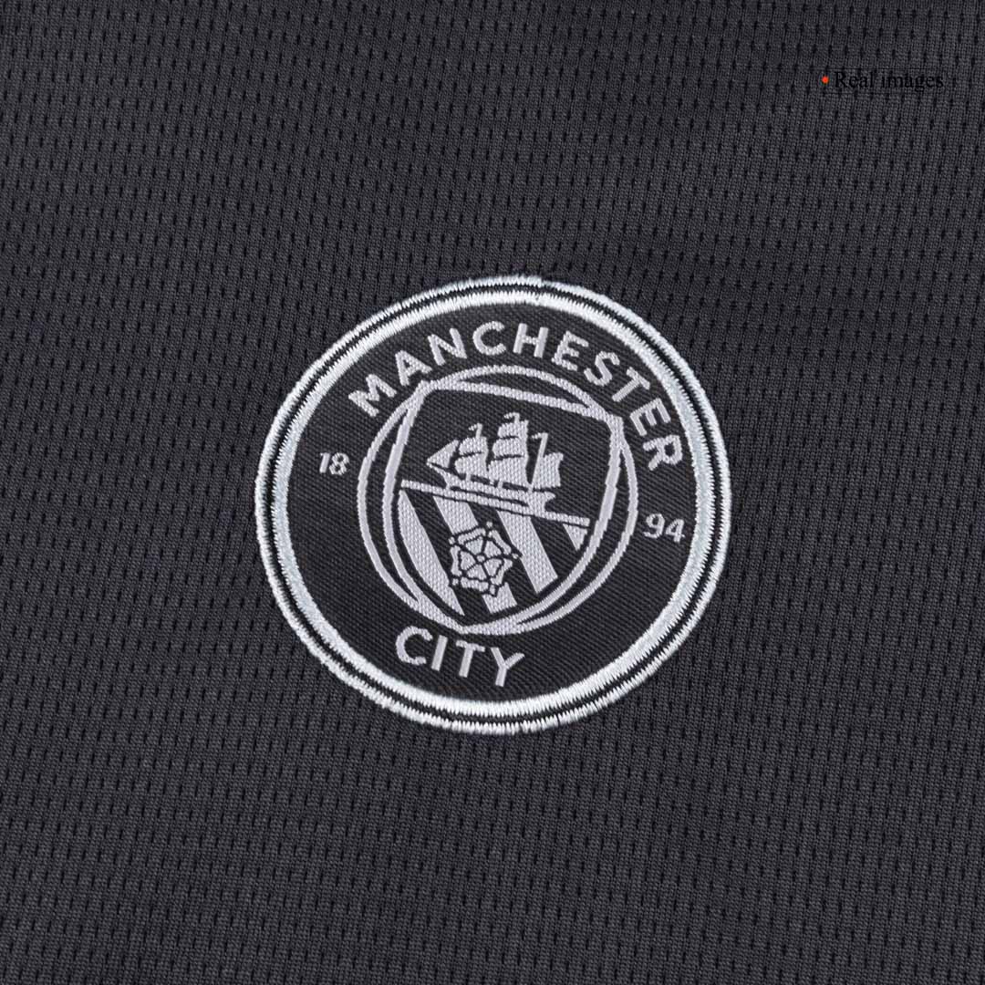 Kid's Manchester City Away Soccer Jersey Kit(Jersey+Shorts+Socks) 2025/26