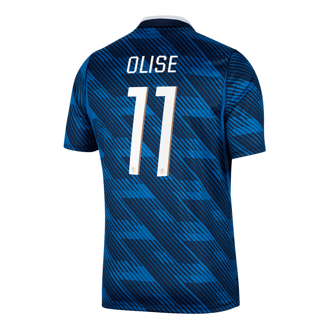 OLISE #11 France Home Football Shirt World Cup 2026 Blue