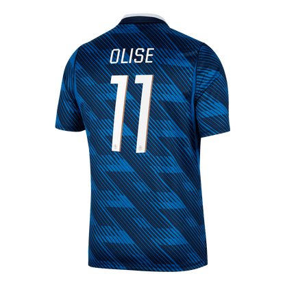 OLISE #11 France Home Football Shirt World Cup 2026 Blue