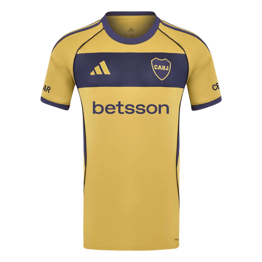 Boca Juniors Away Soccer Jersey 2025/26 Yellow