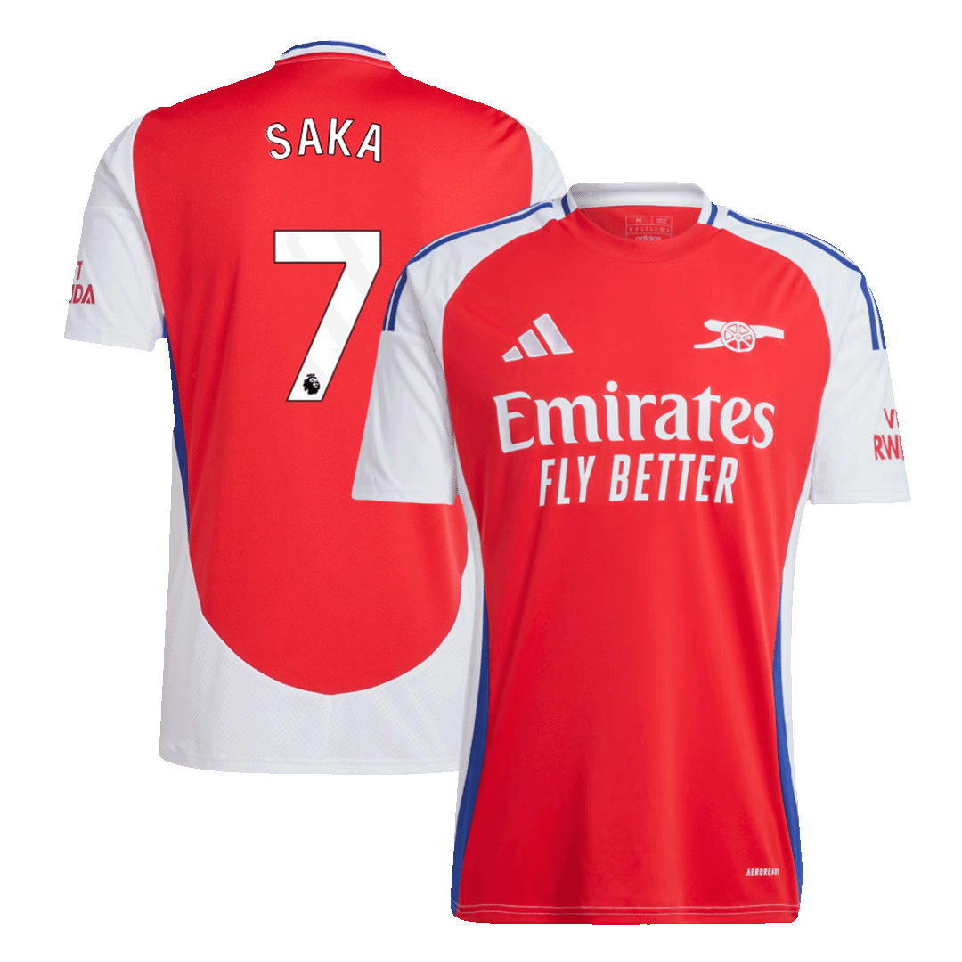 SAKA #7 Arsenal Home Football Shirt