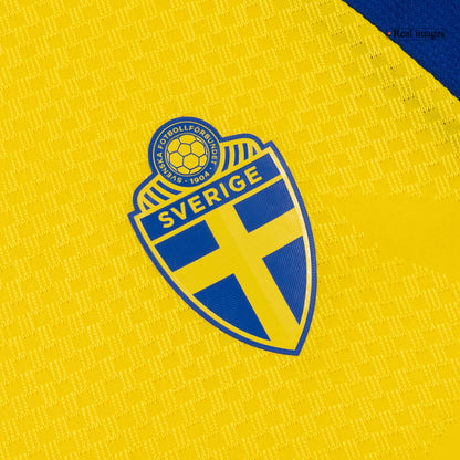 Men's Sweden Home Shirt World Cup 2026 Version - Slim Fit
