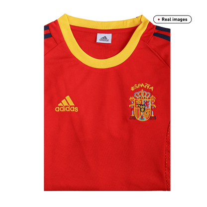 Retro 2002 Spain Home Soccer Jersey