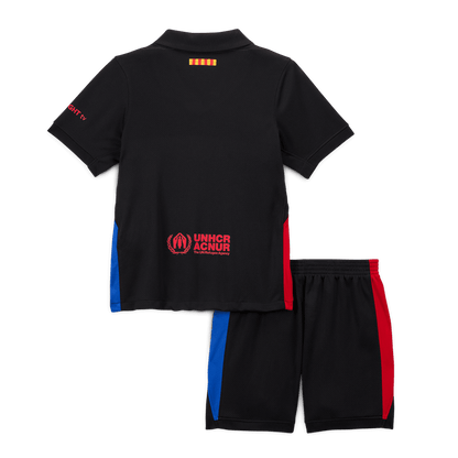 Kids Barcelona Custom Away Soccer Kits 2024/25 - Spotify Logo Without Text