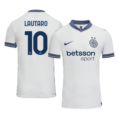 Authentic LAUTARO #10 Inter Milan Away Soccer Jersey 2024/25