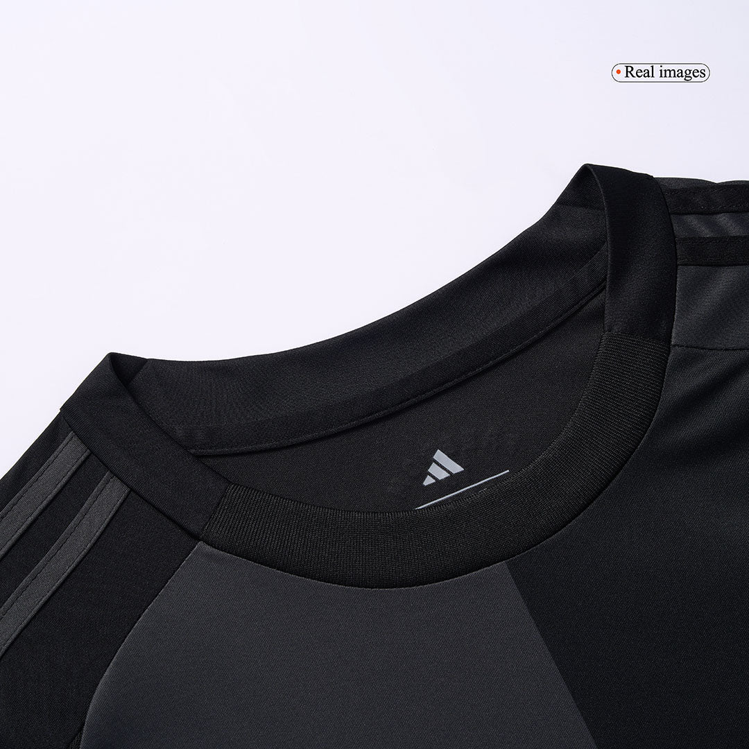 Inter Miami Away Soccer Jersey Kit(Jersey+Shorts) 2025 Black&Gray