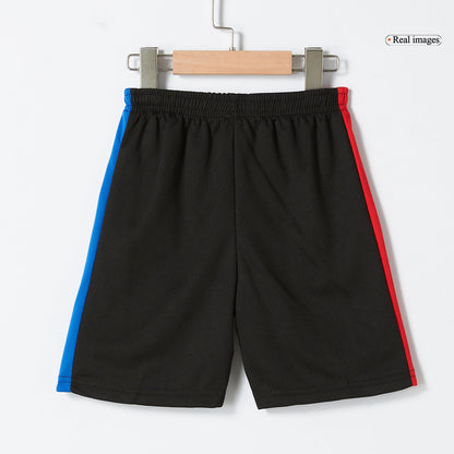 Kid's Barcelona Away Football Shirt Kit(Shirt+Shorts) 2024/25 - Spotify Logo Without Text