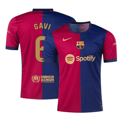 GAVI #6 Barcelona Home Football Shirt 2024/25