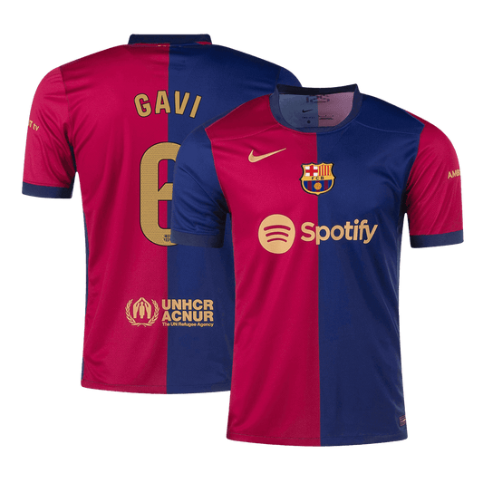 GAVI #6 Barcelona Home Football Shirt 2024/25
