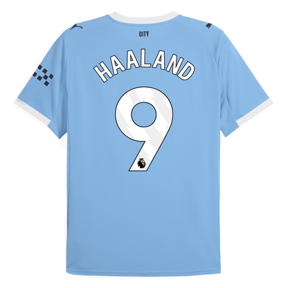 HAALAND #9 Manchester City Home Soccer Jersey 2025/26 Blue