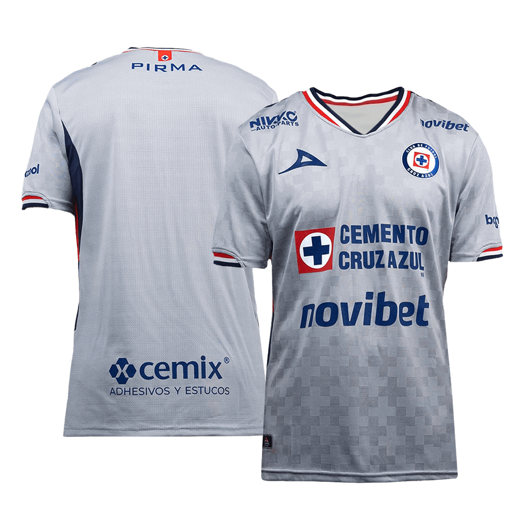 Cruz Azul Away Soccer Jersey 2025/26 Gray