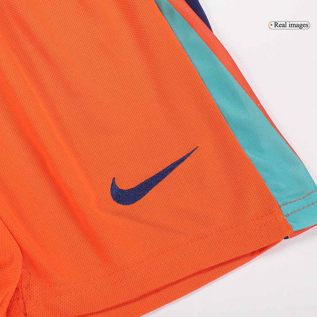 Kid's Netherlands Home Soccer Jersey Kit(Jersey+Shorts+Socks) Euro 2024